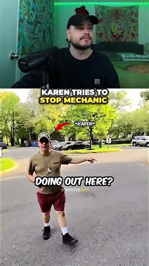 Male Karen Tries To Stop Mechanic..😬