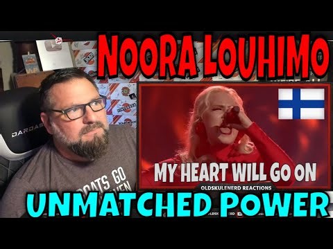 Noora Louhimo - My Heart Will Go On | LIVE | OLDSKULENERD REACTION