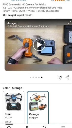 F180 Drone with 4K Camera for Adults #viral #YouTube #amazon #foryou
