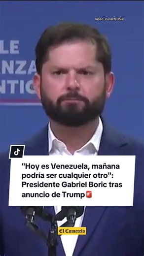 "Hoy es Venezuela, mañana podría ser cualquier otro": Presidente Gabri... | Gabriel