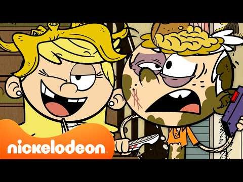 Loud House | 45 minutos de los momentos MÁS SUCIOS de The Loud House! 🫟🧹 | Nickelodeon en Español