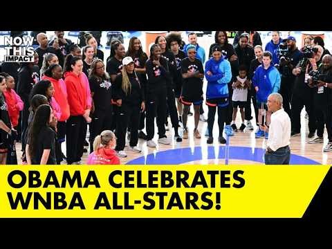 Obama celebrates WNBA All-Stars at Chicago Presidential Center