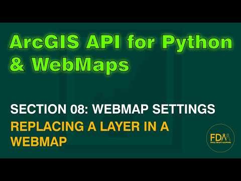 Swap or Replace a WebMap Layer in ArcGIS Online using the ArcGIS API for Python