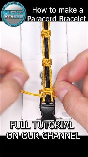 Elegant Slim Paracord Bracelet Double Snake Knot Tutorial