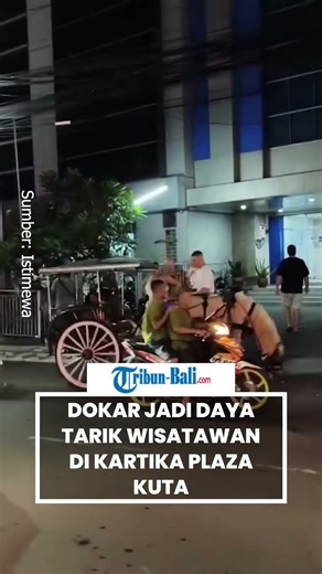 Dokar Jadi Daya Tarik Wisatawan di Kartika Plaza Kuta, Bali