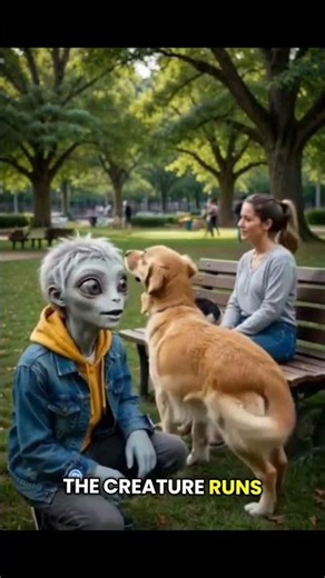 Alien Confused by Human Pets 👽🐶