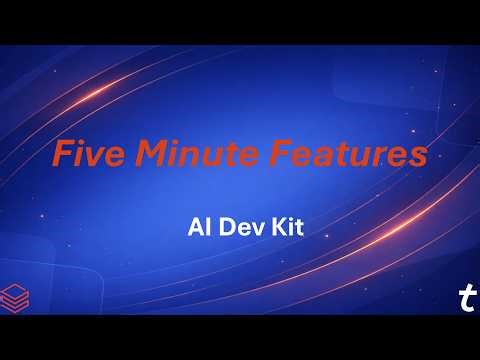 Databricks 5 Minute Features: AI Dev Kit