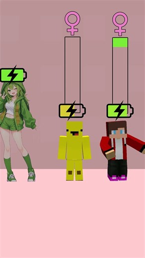 女の子に大変身！？【マイクラ・まいぜんシスターズ】 #minecraft #animation #マイクラアニメ