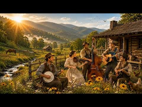 ### HAPPY MOUNTAIN MEADOW BLUEGRASS | FEEL-GOOD BANJO SESSION 🌻