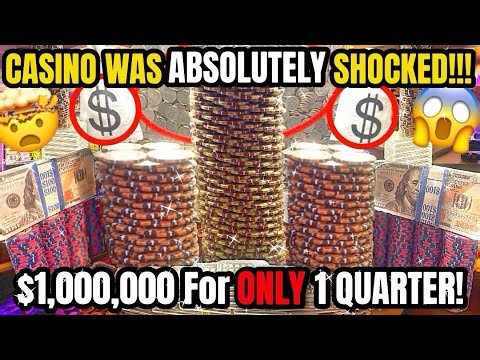 😱(MUST SEE) $1,000,000.00 For ONLY 1 Quarter! Super RISKY Casino High-Risk Coin Pusher CHALLENGE!!!🔥