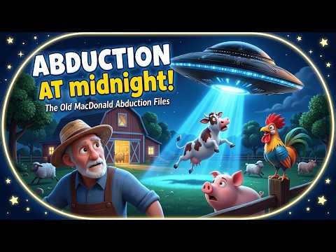 5 UFOs Attack Old MacDonald Farm! 😱👽 | Funny Cartoon Story | Bedtime Stories