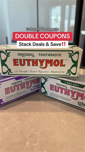 Euthymol Original Toothpaste Trio Sale: Save Now!