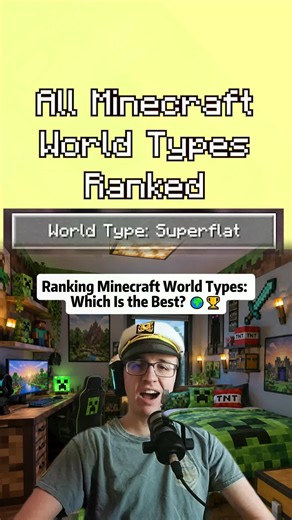 Explore the rankings of every Minecraft world type! From the unique Debug Mode to the classic Default, discover their features and uses. Which one is your favorite? Share your thoughts below! #Minecraft #WorldTypes #Gaming #Biomes #MinecraftGaming