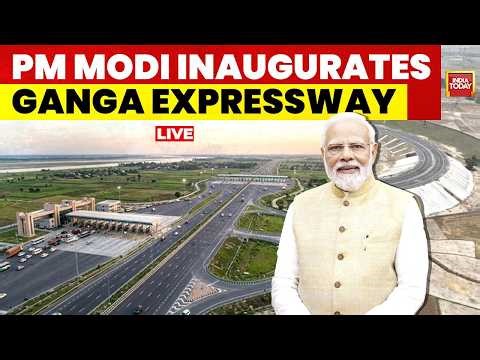 PM Modi LIVE: PM Modi Live News | PM Modi Inaugurates The Ganga Expressway In Hardoi | India Today