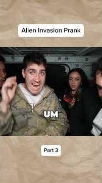 Alien Invension Prank gone wrong😳😳 #prank #gonewrong #viral