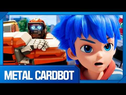 [🤖BEST] Who Keeps Following Me?! Metal Cardbot Compilation 🦾 Episodes 4-5 Season 1