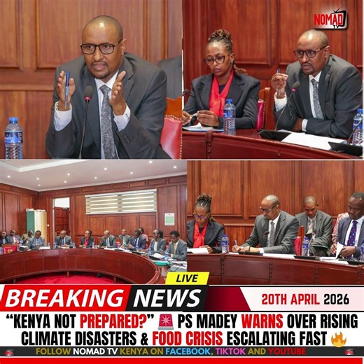PS Madey Drops BOMBSHELL 💣 on Kenya’s Disaster Preparedness and Food Security