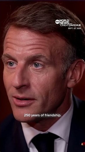 French President Macron and the bond with America