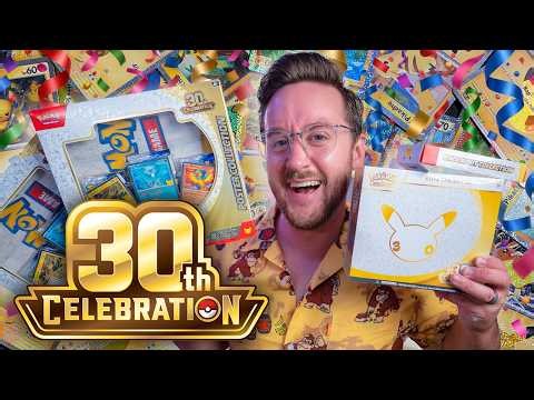 Pokémon 30th Celebration is FINALLY HERE! Opening the New TCG Set 🎉