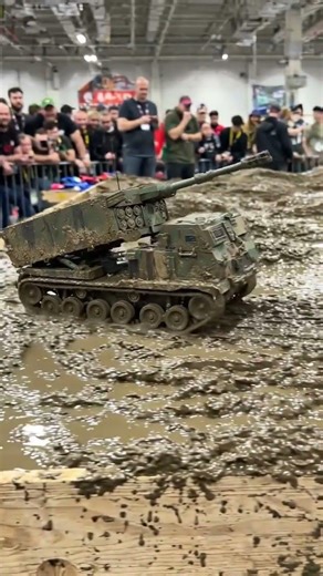Insane RC M270 MLRS in Mud! 🤯 Ultra Realistic Scale at Live Expo