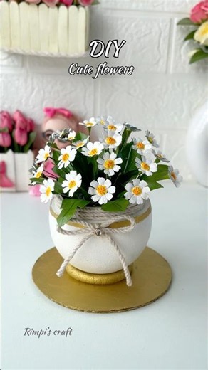 DIY Cute Flowers #sorts #viralvideo #viralshort #handmade #giftideas #diy #craft #aesthetic #flowers