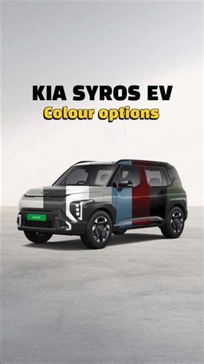 Kia Syros colour options #shorts