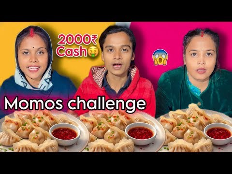 1 Minute Me Full Plate Momos Khao 2000₹ Cash Le Jao😱| Momos Eating Challenge | PCR Food Challenge 