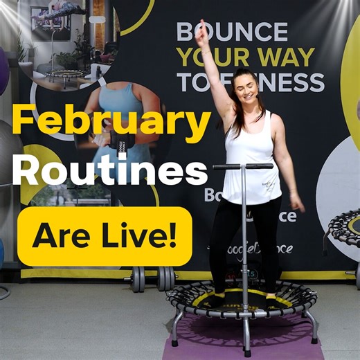 ✨ Your February Boogie Bounce routines are here! ✨ Fresh month, fresh routines 💥 February is all about keeping your momentum going — whether you’re feeling strong, easing back in, or just showing up when you can. This month’s line-up includes: 🟦 Boogie Bounce 🟦 Bootcamp 🟦 Basic Bounce 🟦 Boogie Bands All available now on the Boogie Bounce App & YouTube Membership 💙 Pop your rebounder out, press play, and keep moving your way this February. | Boogie Bounce Xtreme Official