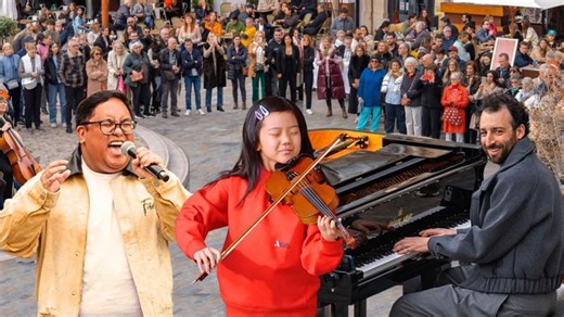 Viva la Vida EPIC Flashmob: 50 Child Singers and whole Orchestra join me! | Jason Del Vicario CFA