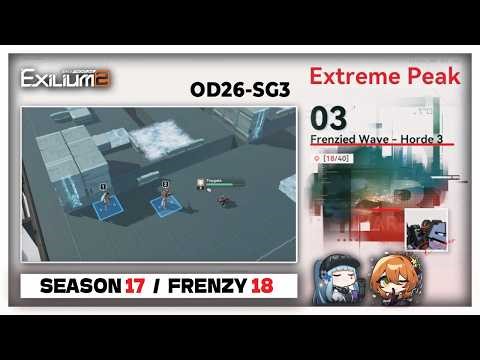 EXTREME PEAK - SEASON 17 (OD26-SG3) | HORDE 3 FRENZY 18 F2P CLEAR [GIRLS' FRONTLINE 2: EXILIUM]