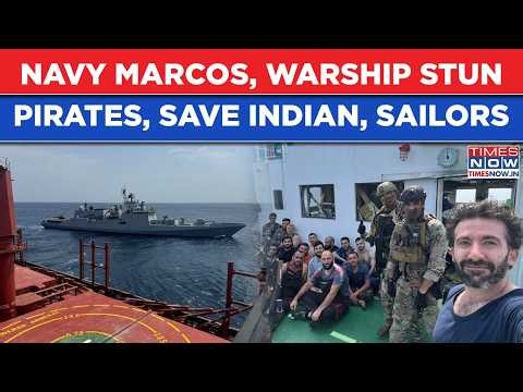 India's Marcos Jolt Pirates: Navy's Stealth Warship Stops Ship Hijacking| Dramatic Pictures Out