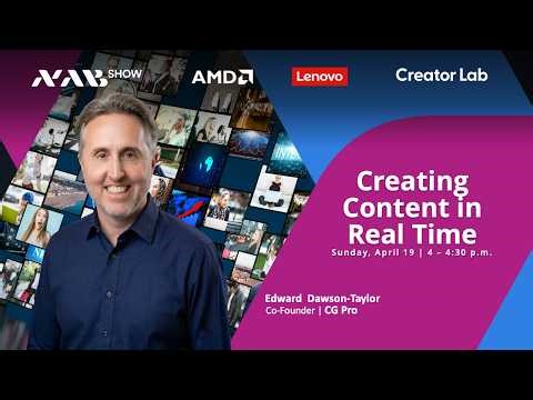 Creating content in Real time | NAB Show 2026 Live