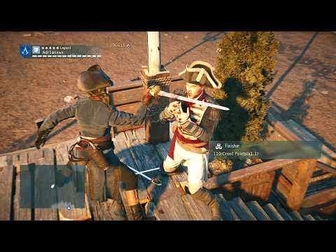 Assassin's Creed Unity - Napoleon's Outfit Free Roam + Combat Action Ultra High Settings