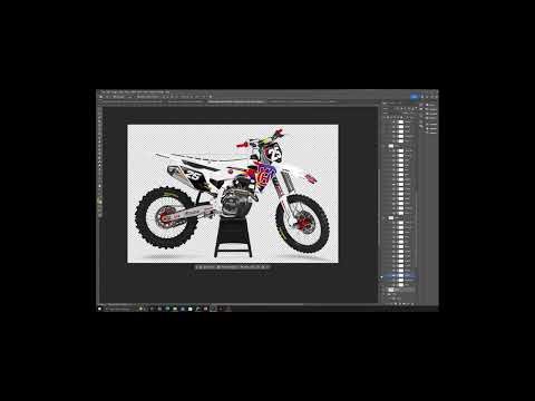 HUSQVARNA 125-450 2025 Turned Handlebar Mockup psd – 1-Click Smart Object Customization