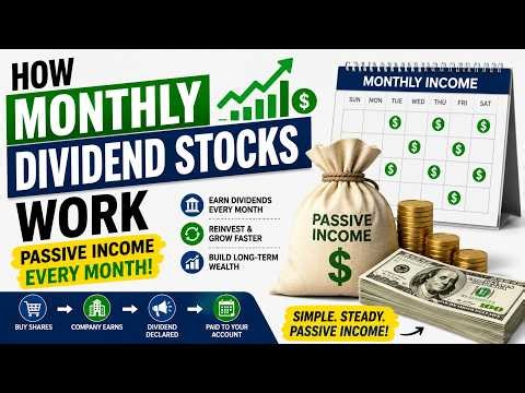 How Monthly Dividend Stocks Work — Passive Income Every Month