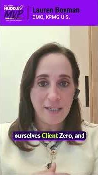 KPMG’s “Client Zero” Approach to AI | Lauren Boyman