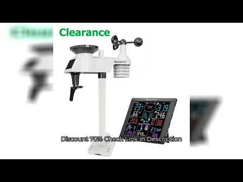 Wunderground Professional WLAN Weather Station Internet Wireless Weather Station with Outdoor Sensor