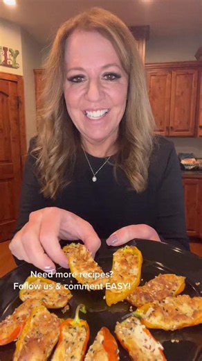 8 minute air fryer stuffed mini peppers you will crave