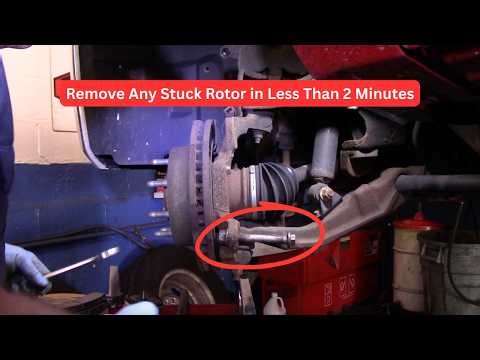 How To Remove A Rusted Brake Rotor