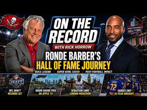 #106- Ronde Barber's Hall of Fame Journey, NFL Draft Records, and NBA Playoff coverage!