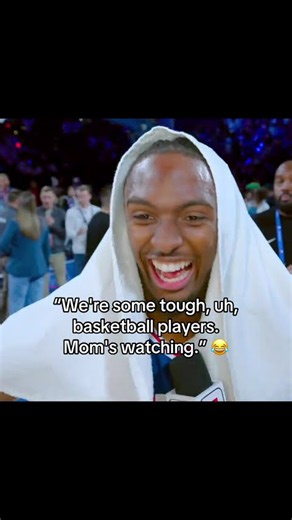 Tyrese Maxey after coming back from down 29 against the Cavs 😭