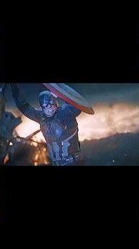 captain America Thor Hammer vs thanos the endgame #captainamerica #thanos #thorhammer #marvel