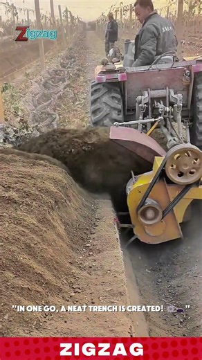 Powerful & Efficient Trenching Machine for Irrigation and Agricultural Drainage in Orchard Fields