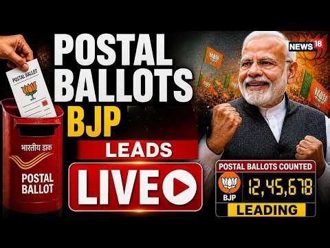 Election Results 2026 LIVE: BJP Leads in Postal Ballots | TN, Kerala, Bengal, Assam-LIVE Results