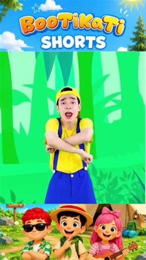 Peek A Boo | Peekaboo Song For Kids With Bootikati Shorts | Nursery Rhymes For Toddlers