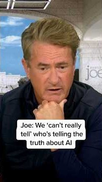 Joe: We ‘can’t really tell’ who’s telling the truth about AI