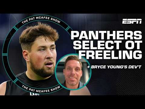 Dan Morgan on Panthers drafting Monroe Freeling + Bryce Young🔥 | The Pat McAfee Draft Spectacular