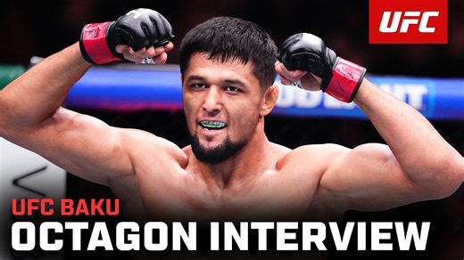 Nursulton Ruziboev Octagon Interview | UFC Baku