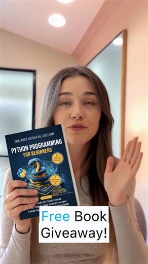 Giveaway time! Python Programming for Beginners: A Hands-On Crash Course with Step-by-Step Projects to Learn Python Fast and Build Real-World Skills Direct download free link: https://www.ahmad-khatib.com/en/books/downloads/Python Programming For Beginners Sample.epub #giveaway #freebooks #Kindle #amazonbooks #PythonForBeginners | Pybot
