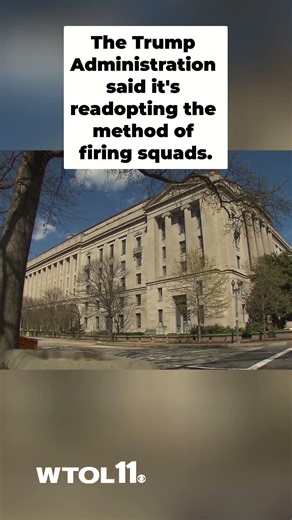 Firing squad to return as method of federal execution, Department of Justice says
